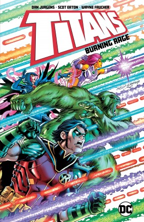 TITANS BURNING RAGE GRAPHIC NOVEL