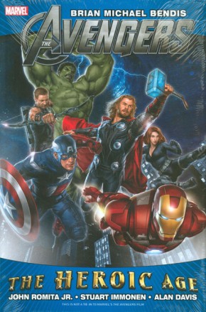 AVENGERS BY BENDIS HEROIC AGE HARDCOVER MOVIE COVER