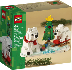 LEGO SEASONAL 40571 WINTERTIME POLAR BEARS