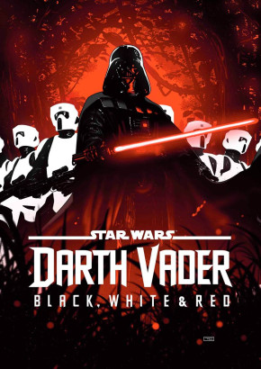 STAR WARS DARTH VADER BLACK WHITE & RED TREASURY EDITION GRAPHIC NOVEL