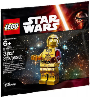 LEGO C-3PO DROID MINIFIGURE 5002948 STAR WARS POLYBAG