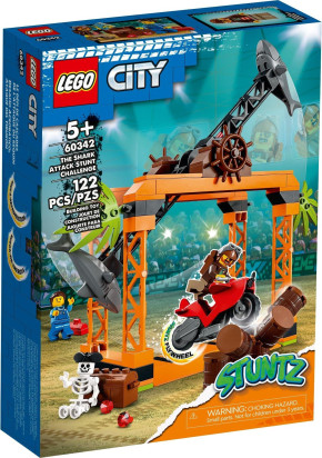 LEGO CITY 60342 THE SHARK ATTACK STUNT CHALLENGE
