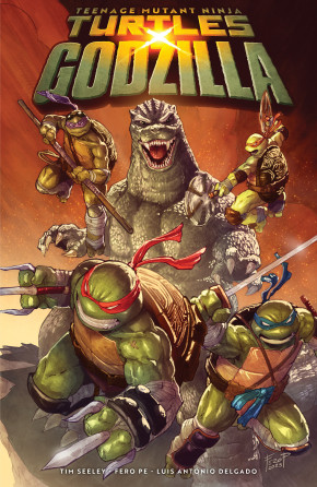 TEENAGE MUTANT NINJA TURTLES X GODZILLA GRAPHIC NOVEL