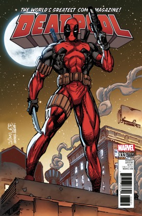 DEADPOOL #33 (2015 SERIES) X-MEN CARD VARIANT COVER 