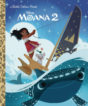 DISNEY MOANA 2 LITTLE GOLDEN BOOK HARDCOVER