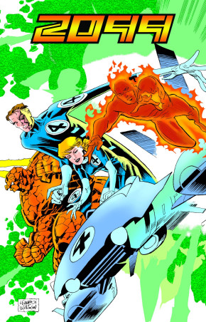 FANTASTIC FOUR DOOM 2099 OMNIBUS HARDCOVER RICK LEONARDI DM VARIANT COVER