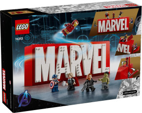 LEGO MARVEL SUPER HEROES 76313 MARVEL LOGO AND MINIFIGURES