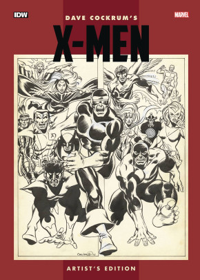 DAVE COCKRUMS XMEN ARTISTS EDITION HARDCOVER