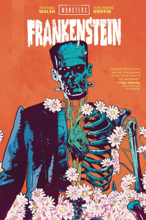 UNIVERSAL MONSTERS FRANKENSTEIN HARDCOVER MICHAEL WALSH COVER