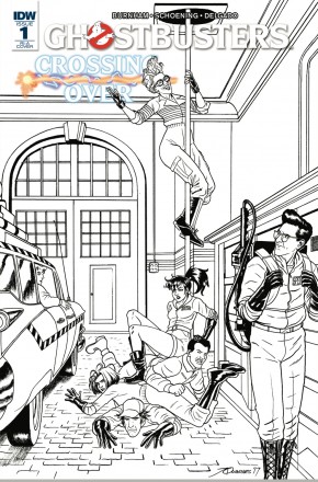 GHOSTBUSTERS CROSSING OVER #1 - 1 IN 10 INCENTIVE VARIANT 