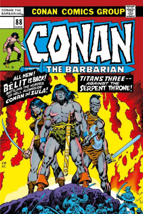 CONAN THE BARBARIAN THE ORIGINAL COMICS OMNIBUS VOLUME 4 HARDCOVER JOHN BUSCEMA COVER