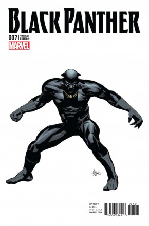 BLACK PANTHER VOLUME 6 #7 DEODATO TEASER 1 IN 10 INCENTIVE VARIANT COVER 