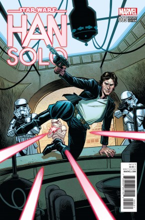 STAR WARS HAN SOLO #5 STEWART 1 IN 25 INCENTIVE VARIANT COVER