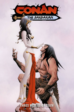 CONAN THE BARBARIAN VOLUME 2 THRICE MARKED FOR DEATH GRAPHIC NOVEL JAE LEE DM VARIANT COVER