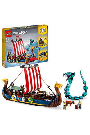 LEGO 31132 VIKING SHIP AND THE MIDGARD SERPENT CREATOR 3 IN 1