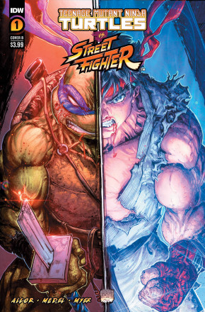 TEENAGE MUTANT NINJA TURTLES VS STREET FIGHTER #1 COVER B WILLIAMS II