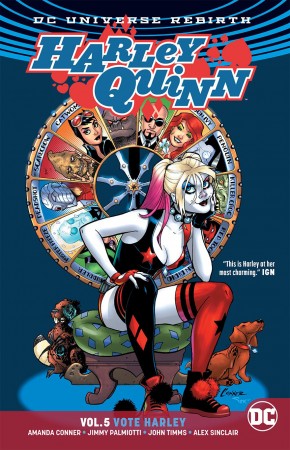 HARLEY QUINN VOLUME 5 VOTE HARLEY GRAPHIC NOVEL