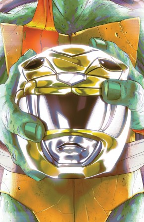 MIGHTY MORPHIN POWER RANGERS TEENAGE MUTANT NINJA TURTLES #2 MICHELANGELO COVER