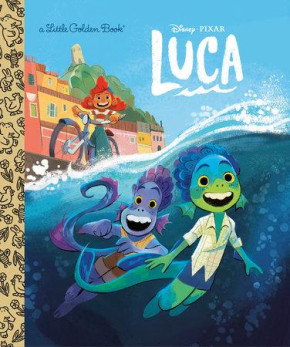 DISNEY PIXAR LUCA LITTLE GOLDEN BOOK HARDCOVER