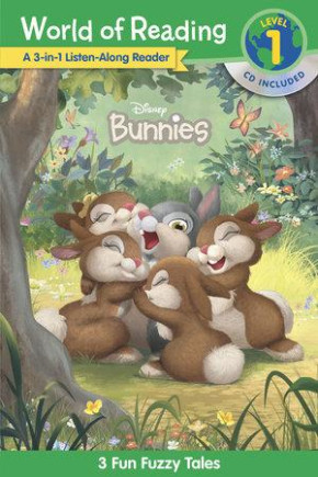 WORLD OF READING DISNEY BUNNIES 3-IN-1 LISTEN-ALONG READER-LEVEL 1 GRAPHIC NOVEL WITH CD