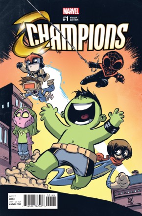 CHAMPIONS #1 (2016 SERIES) SKOTTIE YOUNG VARIANT