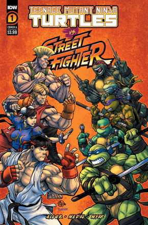 TEENAGE MUTANT NINJA TURTLES  VS STREET FIGHTER #1 COVER A