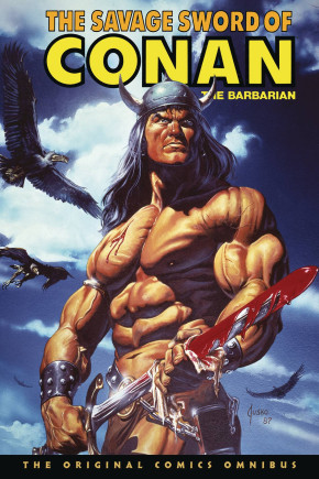 SAVAGE SWORD OF CONAN THE ORIGINAL COMICS OMNIBUS VOLUME 10 HARDCOVER JOE JUSKO COVER