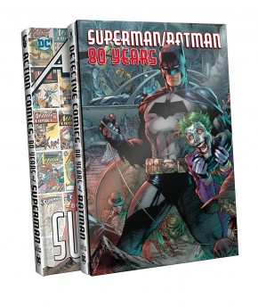 SUPERMAN BATMAN 80 YEARS SLIPCASE HARDCOVER SET