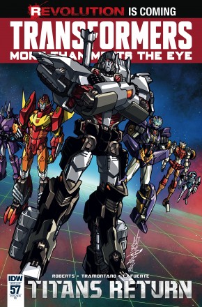 TRANSFORMERS MORE THAN MEETS EYE #57 1 IN 10 INCENTIVE VARIANT COVER