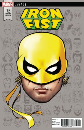 IRON FIST #73 (2017 SERIES) LEGACY MCKONE HEADSHOT VARIANT LEGACY