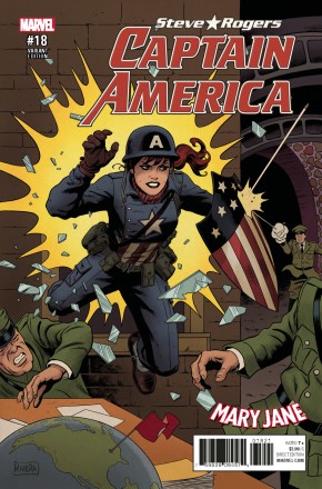 CAPTAIN AMERICA STEVE ROGERS #18 RIVERA MARY JANE VARIANT COVER 