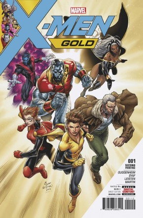 X-MEN GOLD #1 SYAF 2ND PRINTING VARIANT COVER 