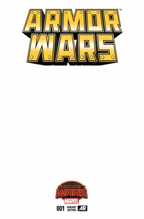 ARMOR WARS #1 BLANK VARIANT