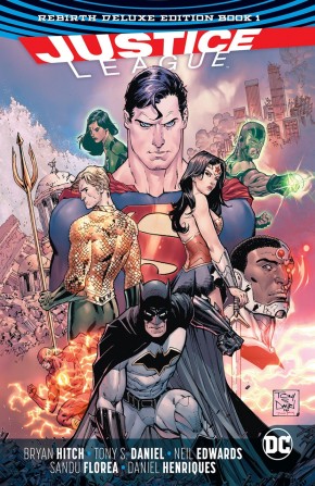 JUSTICE LEAGUE REBIRTH DELUXE COLLECTION BOOK 1 HARDCOVER