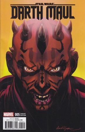 STAR WARS DARTH MAUL #5 LOPEZ 1 IN 25 INCENTIVE VARIANT 