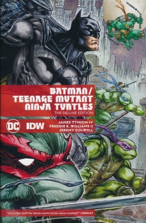 BATMAN TEENAGE MUTANT NINJA TURTLES  DELUXE EDITION HARDCOVER