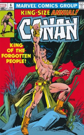 CONAN THE BARBARIAN THE ORIGINAL MARVEL YEARS OMNIBUS VOLUME 5 DM VARIANT HARDCOVER