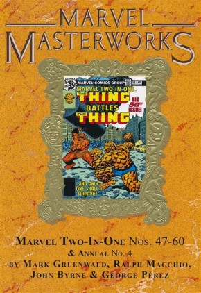 MARVEL MASTERWORKS MARVEL TWO IN ONE VOLUME 5 DM VARIANT #296 EDITION HARDCOVER