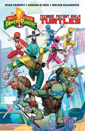 MIGHTY MORPHIN POWER RANGERS TEENAGE MUTANT NINJA TURTLES GRAPHIC NOVEL