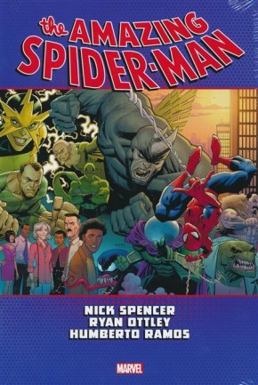 AMAZING SPIDER-MAN BY NICK SPENCER OMNIBUS VOLUME 1 RYAN OTTLEY FIRST ISSUE DM VARIANT COVER