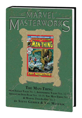 MARVEL MASTERWORKS MAN-THING VOLUME 1 HARDCOVER DM VARIANT COVER