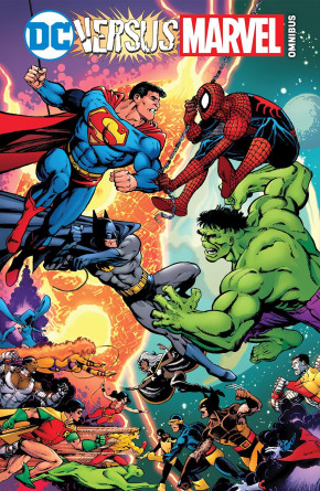 DC VERSUS MARVEL OMNIBUS HARDCOVER GEORGE PEREZ COVER