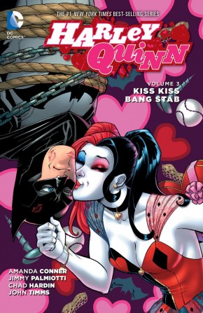 HARLEY QUINN VOLUME 3 KISS KISS BANG STAB HARDCOVER