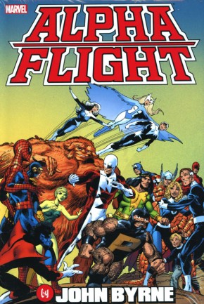 ALPHA FLIGHT BY JOHN BYRNE OMNIBUS HARDCOVER JOHN BYRNE COVER