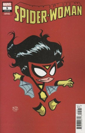 SPIDER-WOMAN #5 (2020 SERIES) SKOTTIE YOUNG BABY VARIANT COVER