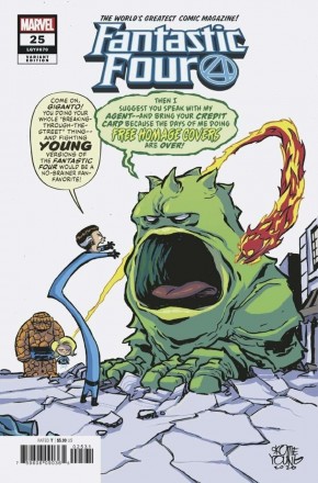 FANTASTIC FOUR #25 (2018 SERIES) SKOTTIE YOUNG BABY VARIANT COVER