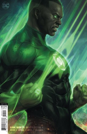 DARK NIGHTS DEATH METAL #4 STANLEY ARTGERM LAU GREEN LANTERN JOHN STEWART VARIANT