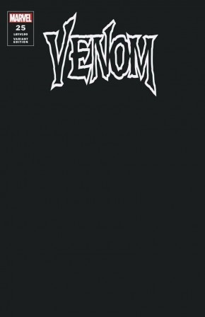 VENOM #1 (2021 SERIES) BLACK BLANK VARIANT