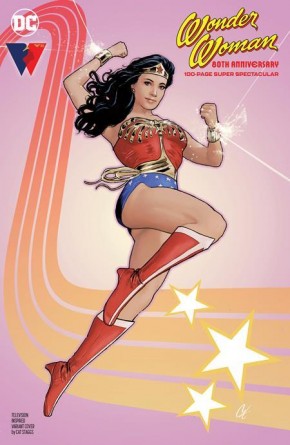 WONDER WOMAN 80TH ANNIVERSARY 100-PAGE SUPER SPECTACULAR #1 COVER C CAT STAGGS TELEVISION INSPIRED 