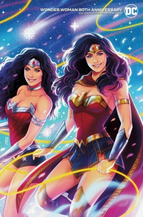 WONDER WOMAN 80TH ANNIVERSARY 100-PAGE SUPER SPECTACULAR #1 COVER E JEN BARTEL COSTUME CELEBRATION WRAPAROUND